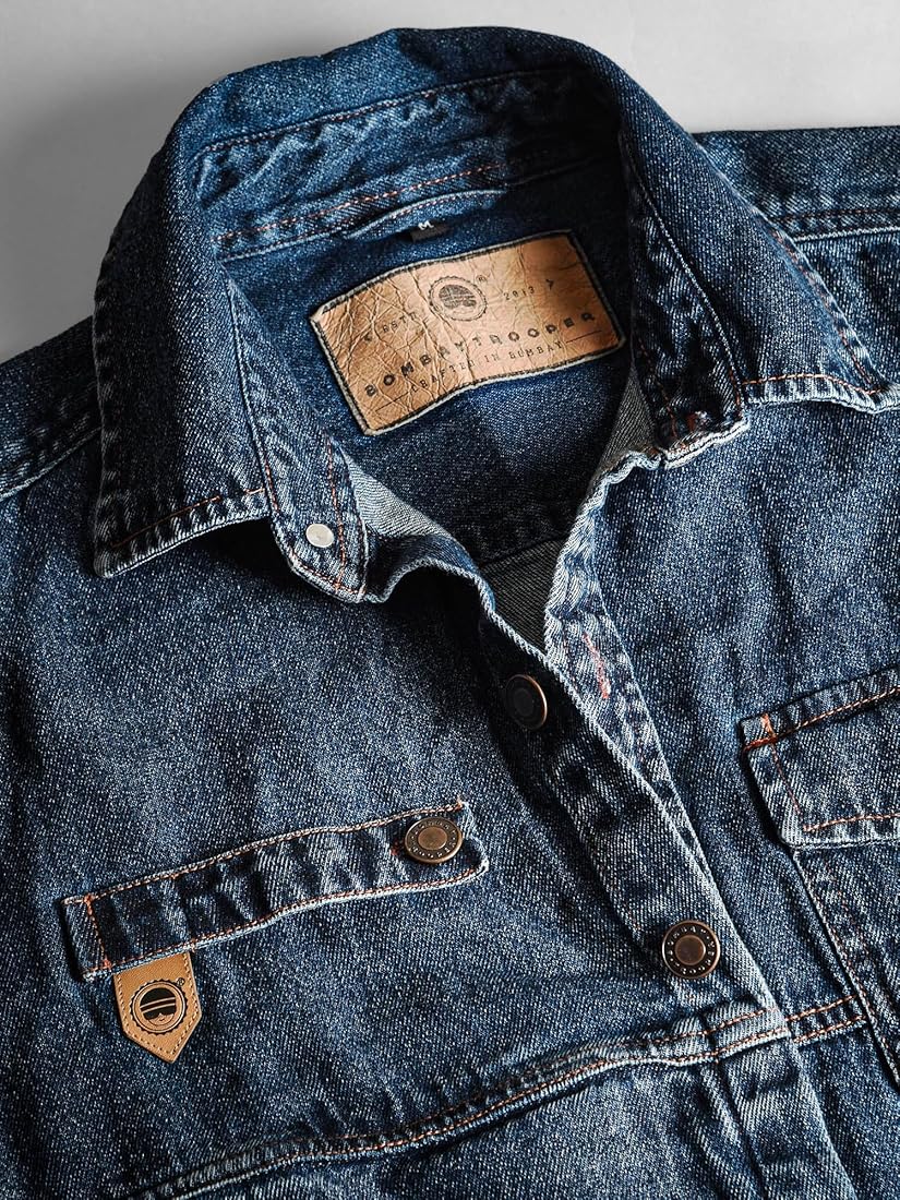 ザハイライツ thehighlights denim jacket denim 'shirt-jacket' indigo denim – thehighlights